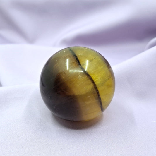 Keltainen fluoriittikuula