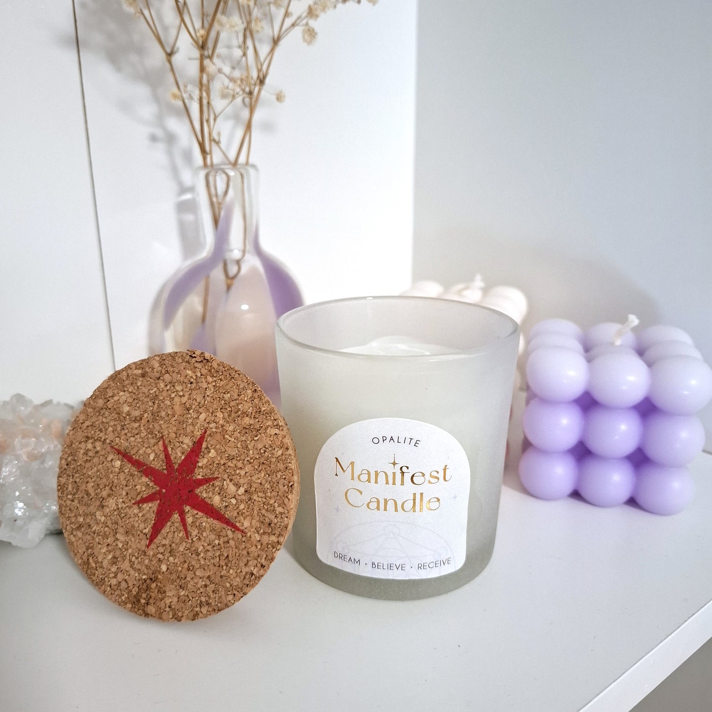 Laventeli & Patsuli Kristallikynttilä