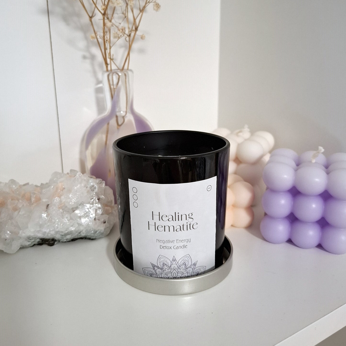 Detox Kristallikynttilä (tuoksuton)