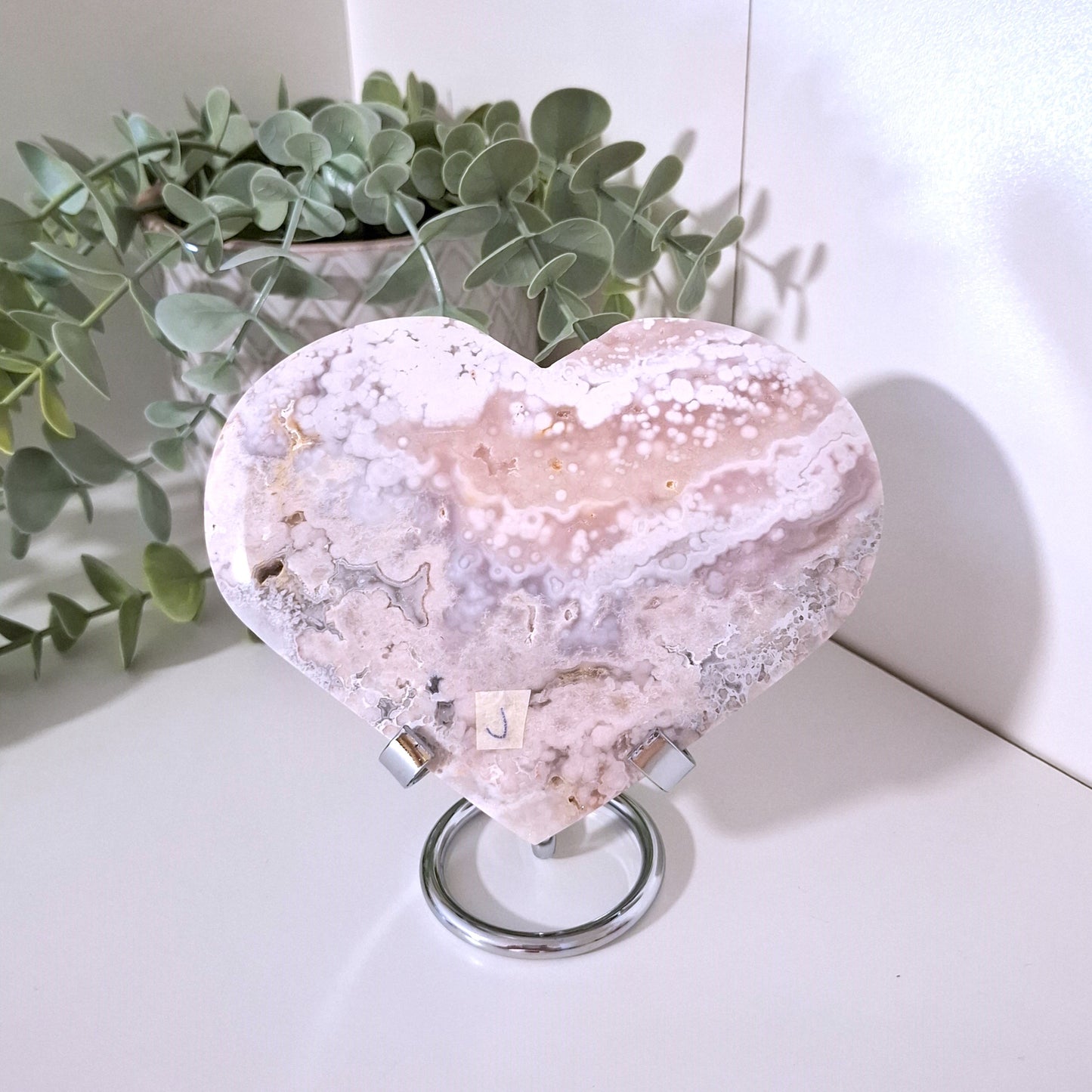 Kukka-akaatti x ametistisydän | J 421g