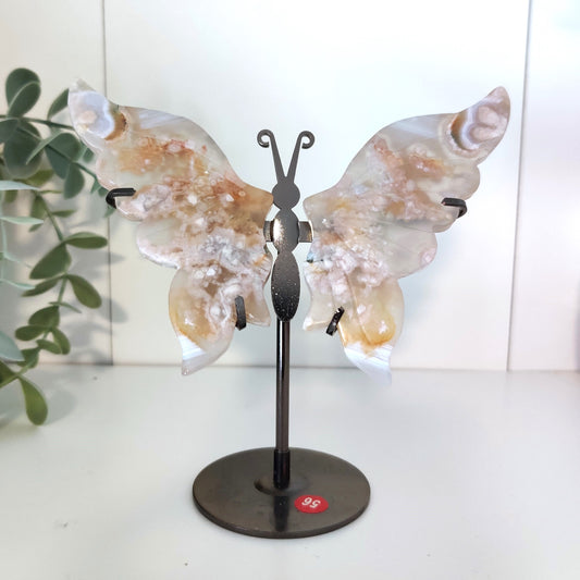 Kukka-akaatti perhosen siivet