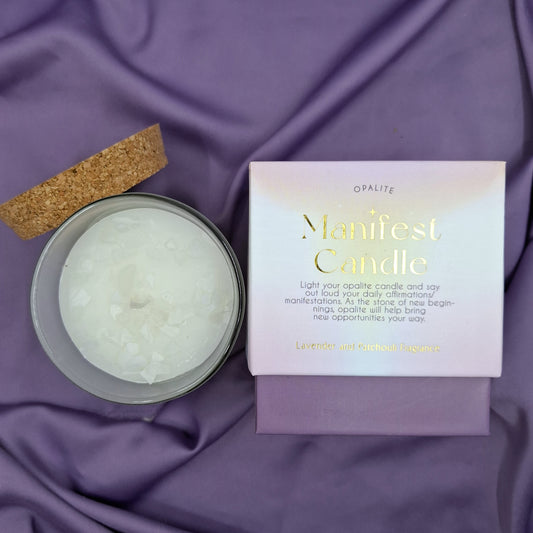 Laventeli & Patsuli Kristallikynttilä