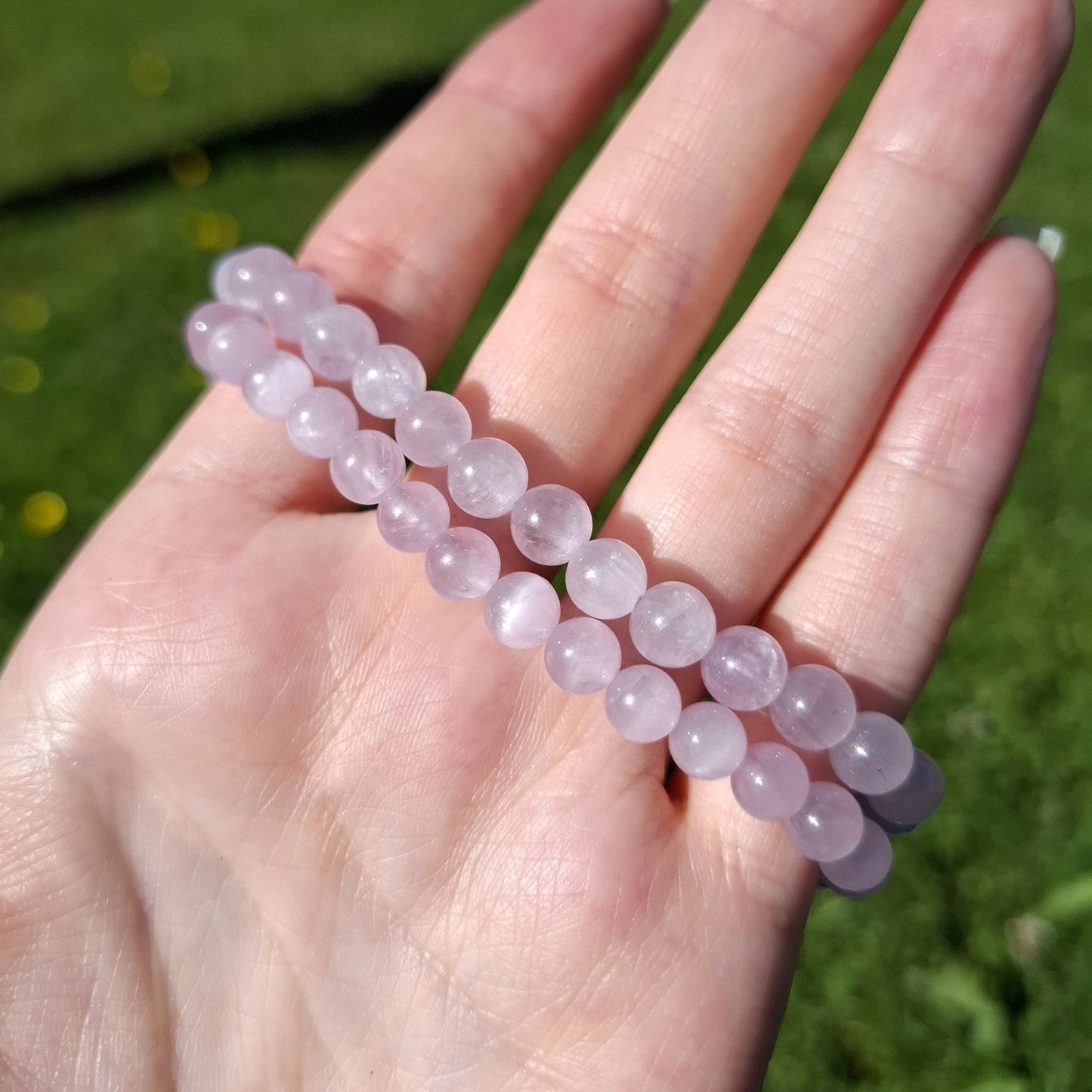Kunziitti helmirannekoru 6mm