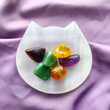 Seleniittikissakulho