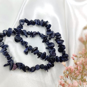 Sininen kultavirta hippurannekoru